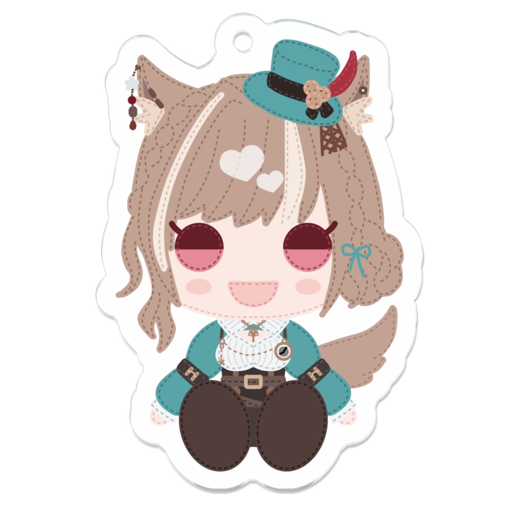 【アクリルキーホルダー】賀茂音もか ぬいぐるみ