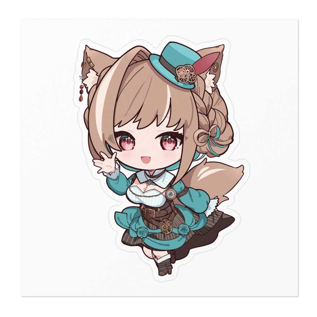 【ステッカー】賀茂音もか ミニキャラ