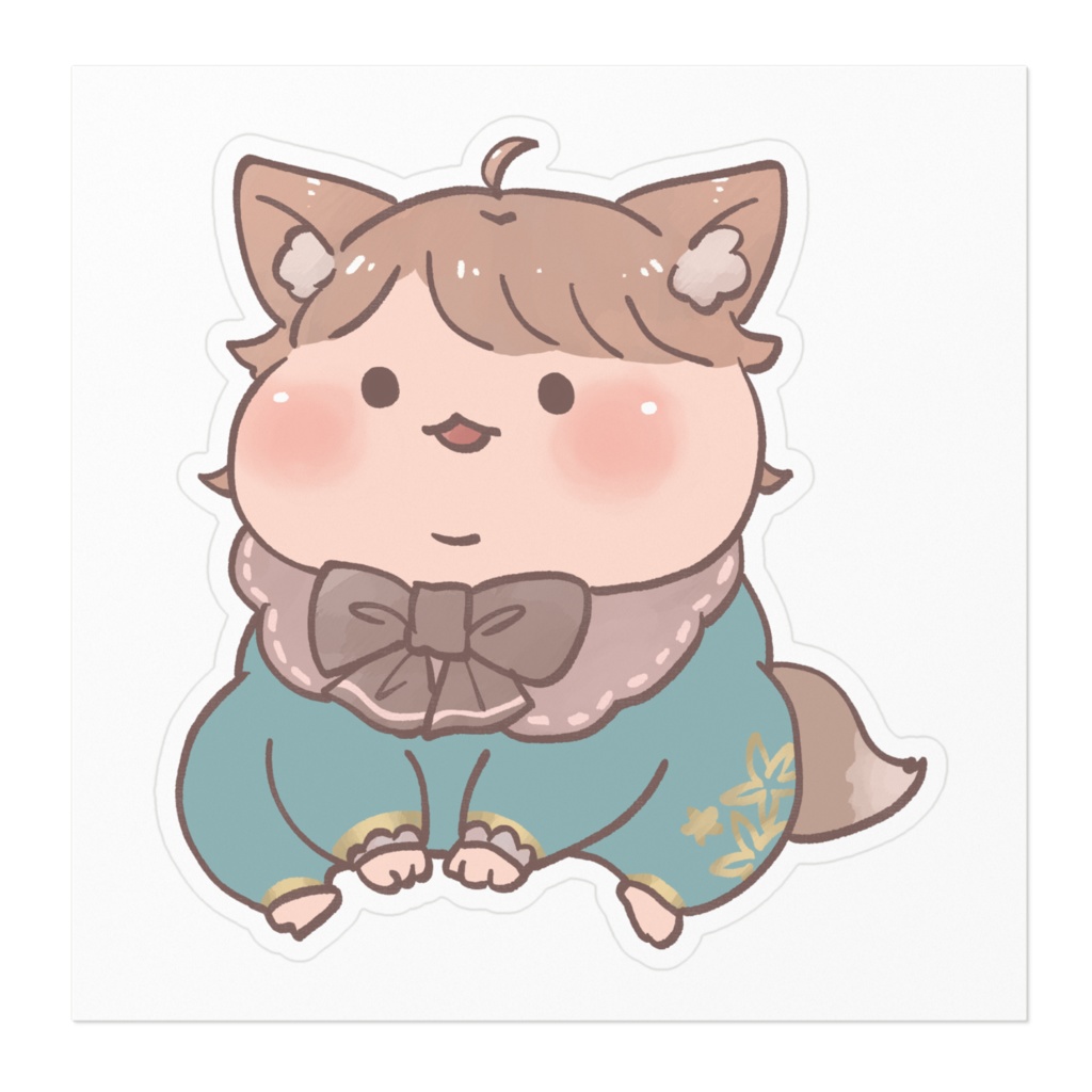 【ステッカー】子オオカミちゃん