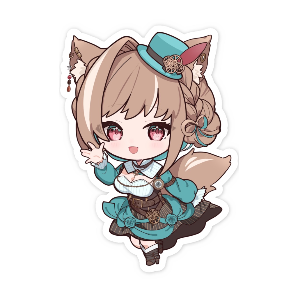 【スマホステッカー】賀茂音もか ミニキャラ