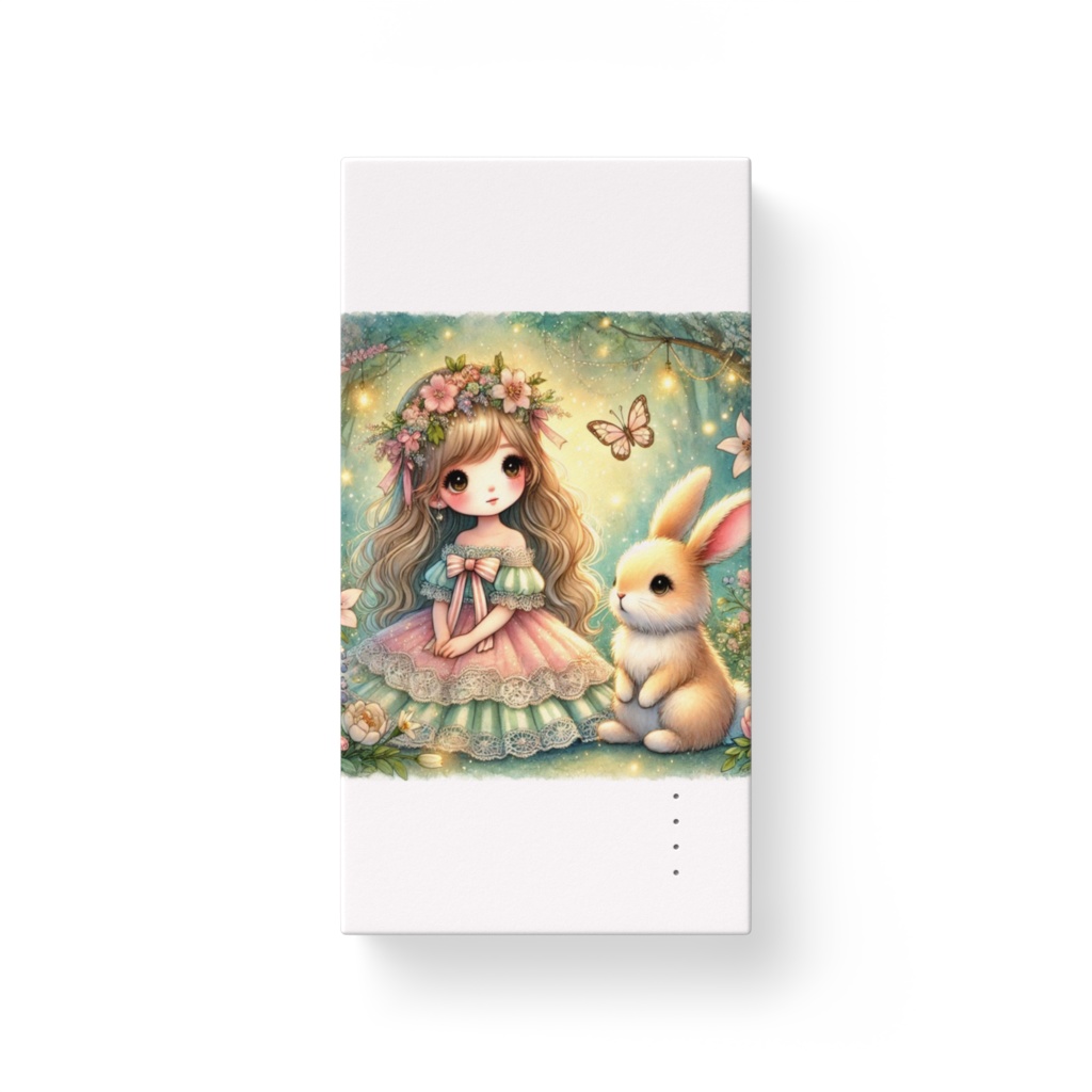 メルヘンA 女の子とうさぎ