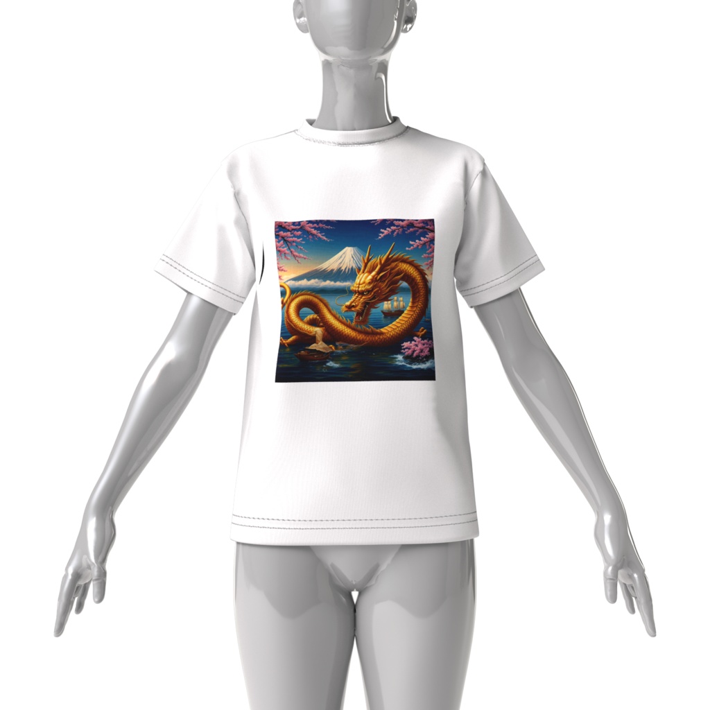 開運⭐︎金龍と富士山A