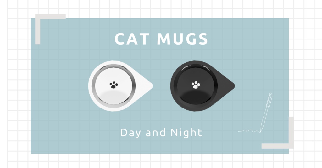 ねこのマグカップ - CAT MUGS