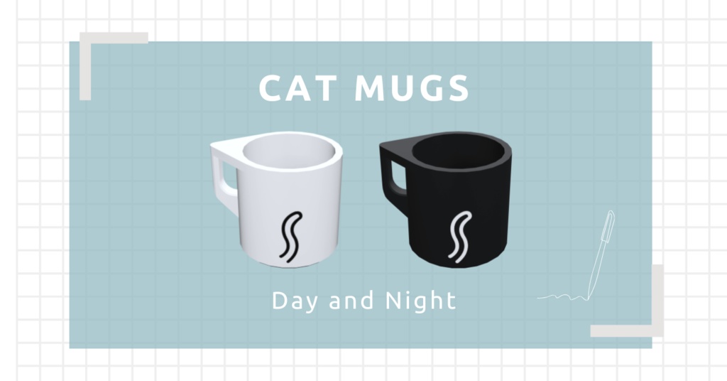 ねこのマグカップ - CAT MUGS
