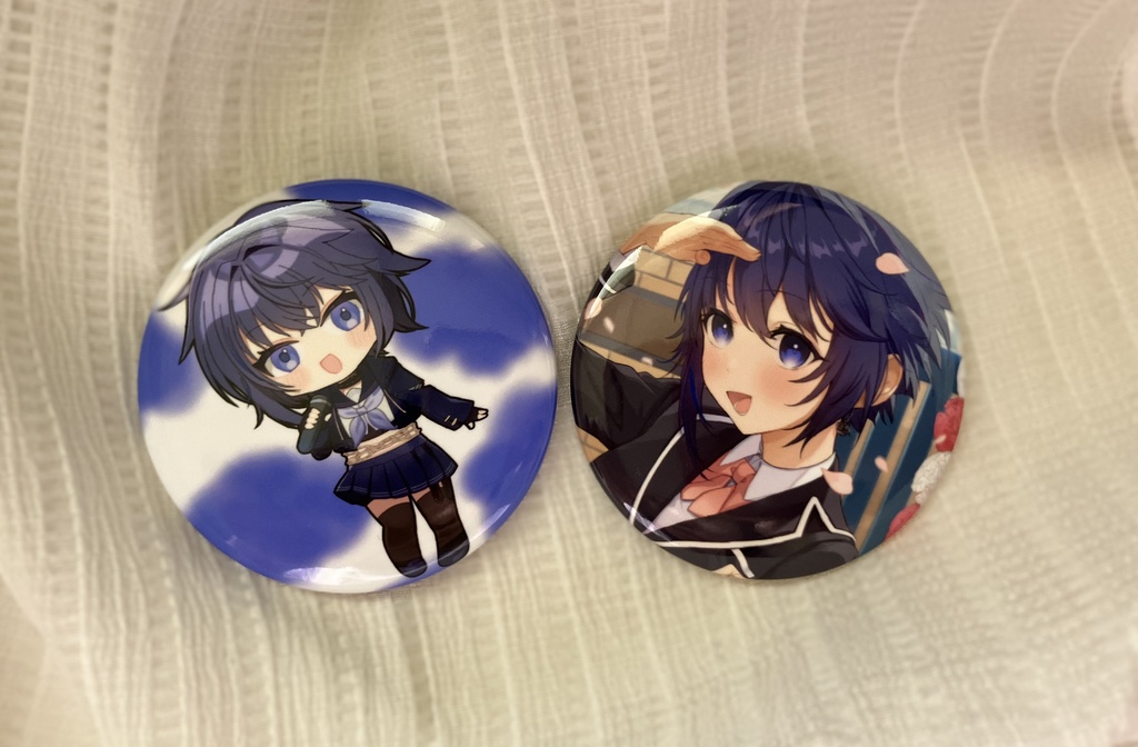 【２周年記念グッズ】缶バッジ２個セット