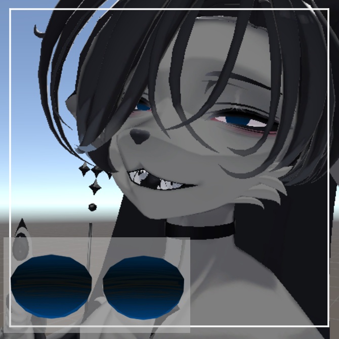 【ノクセル-Noxel対応】【無料/free】ほんのり病みEyeTextur + 毛皮Textur