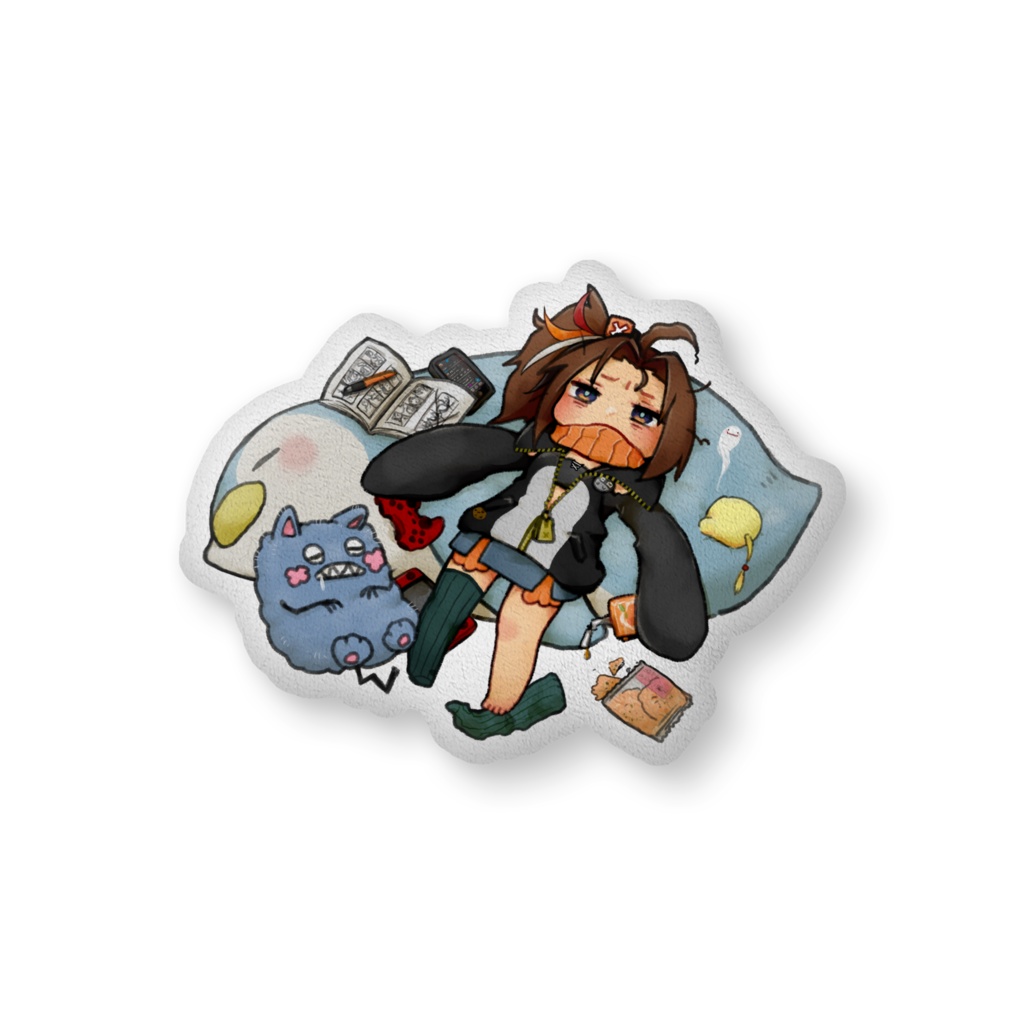 片吟セパリとぐぅたらクッション