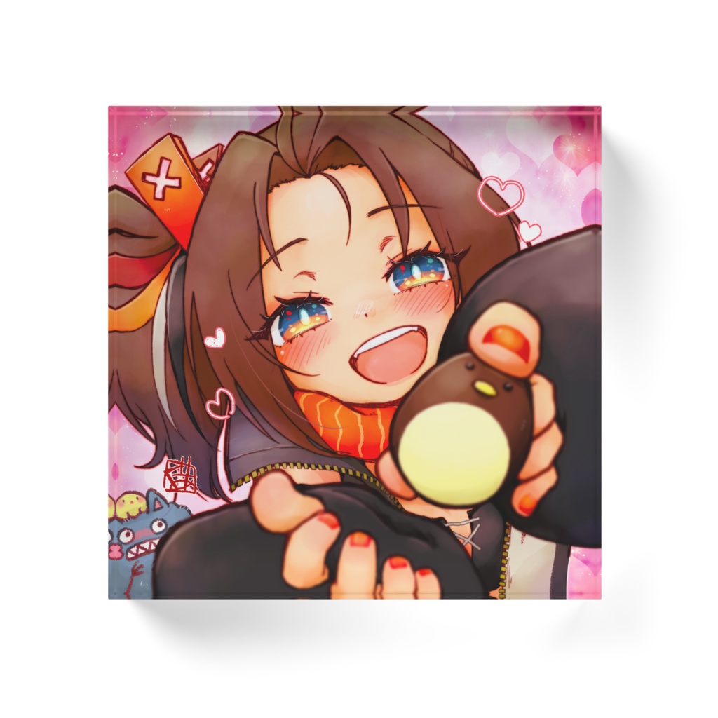 アクリルブロック-セパリとバレンタイン-