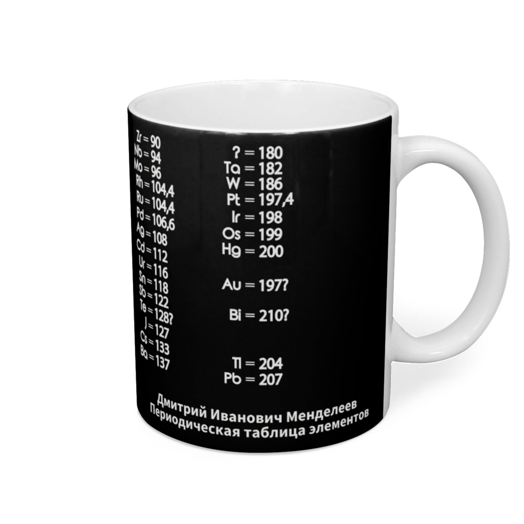 元素に関する様々なマグカップ