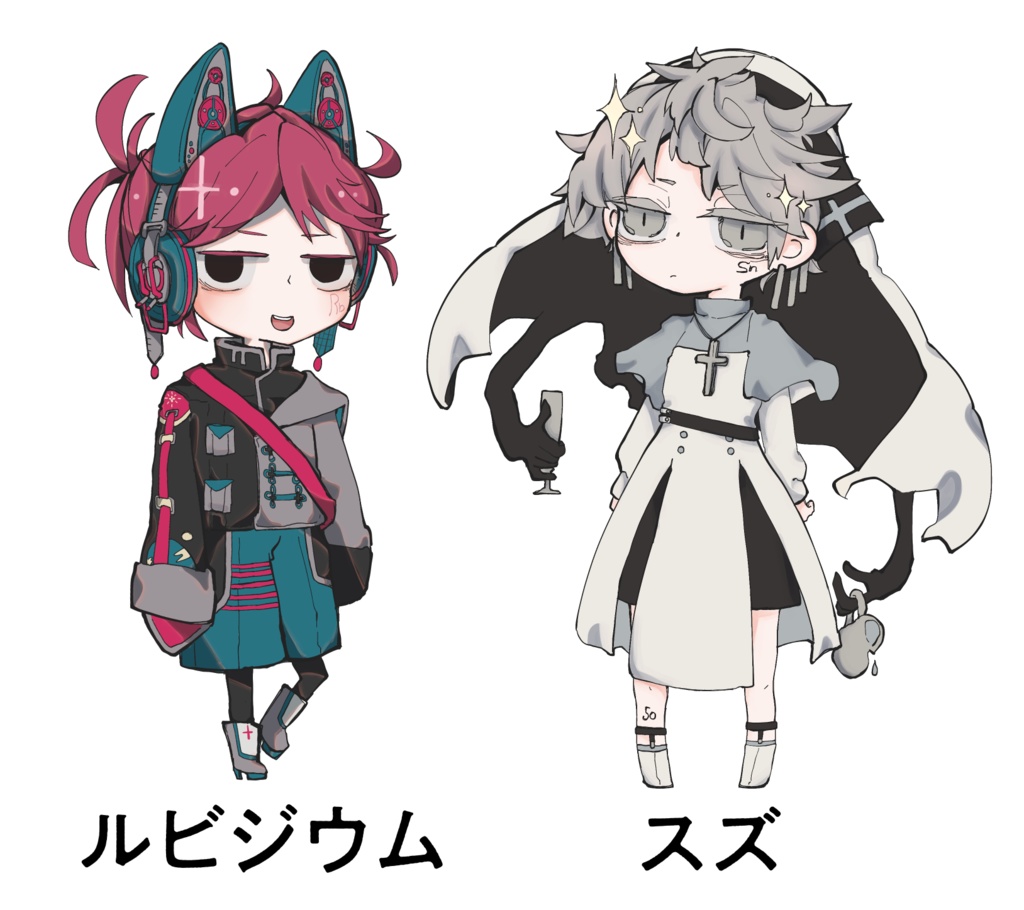 元素擬人化のステッカー Ver.3.0