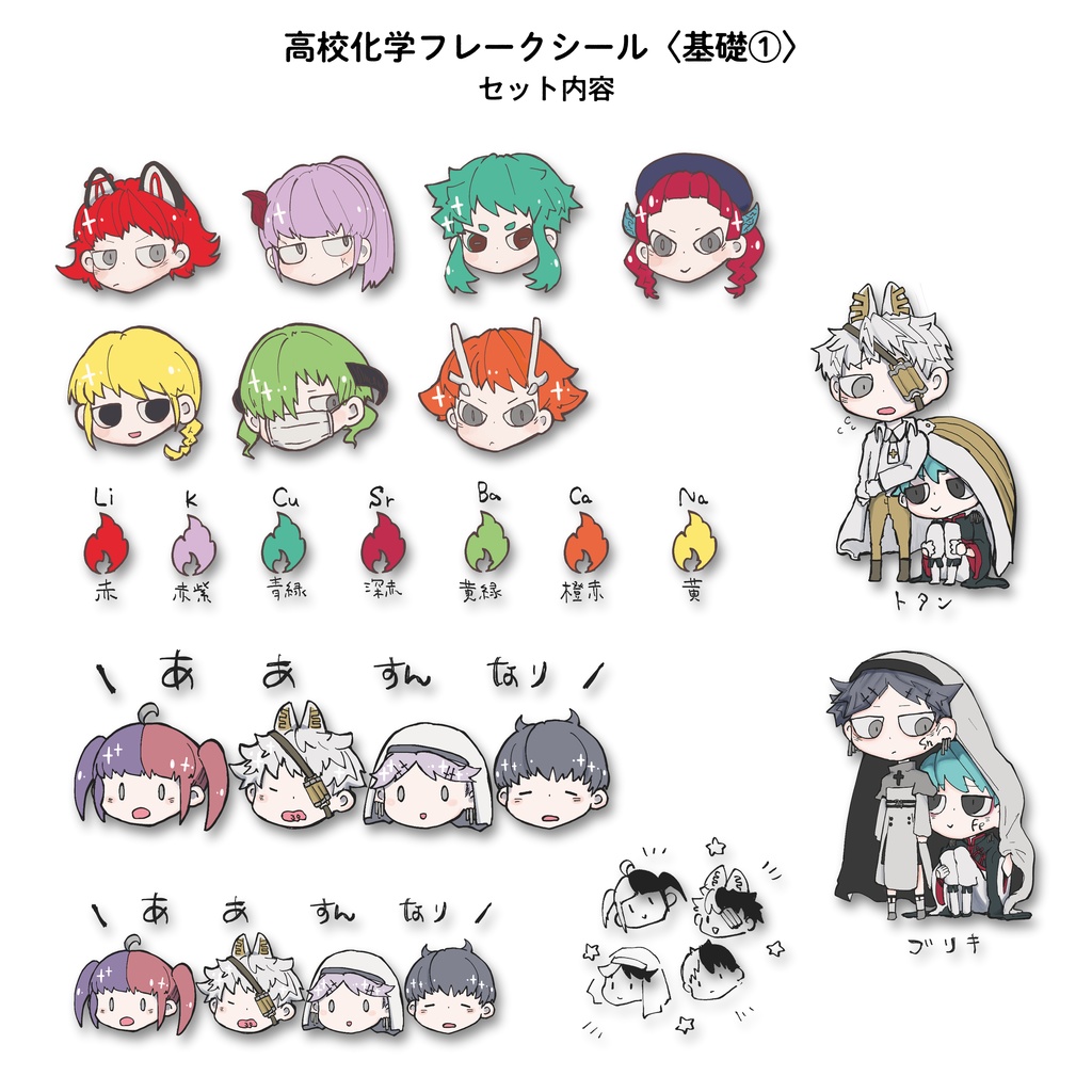 高校化学フレークシール〈基礎①〉