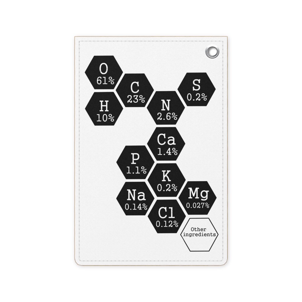 人体構成元素 パスケース