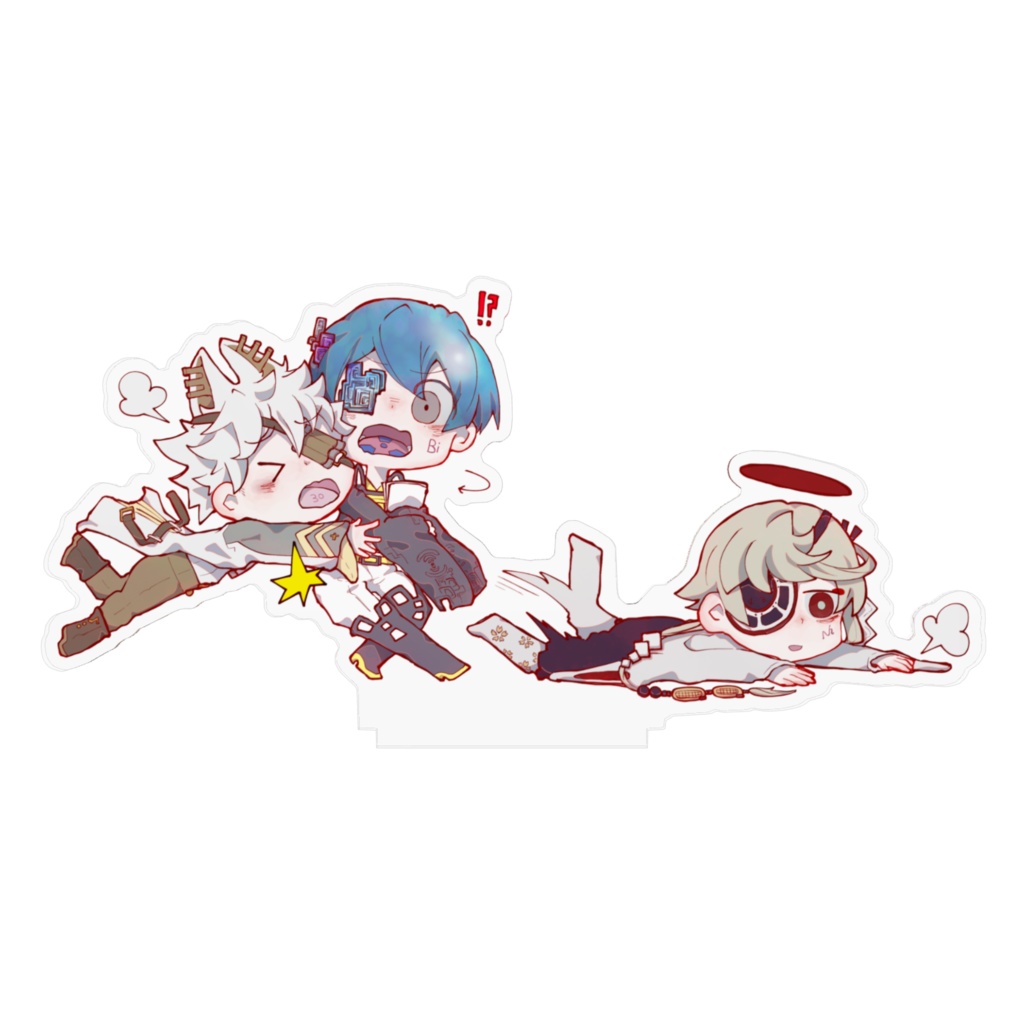 元素に関するアクリルフィギュアー反応ー