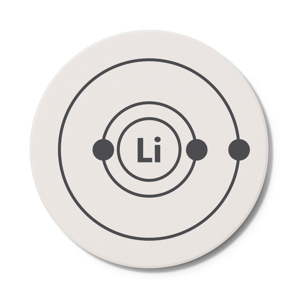 【第1族】シンプルな電子殻の模式図のコースター