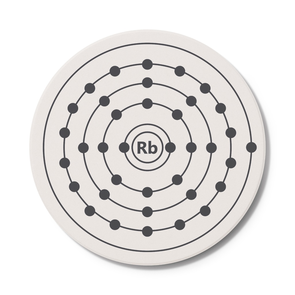 【第1族】シンプルな電子殻の模式図のコースター