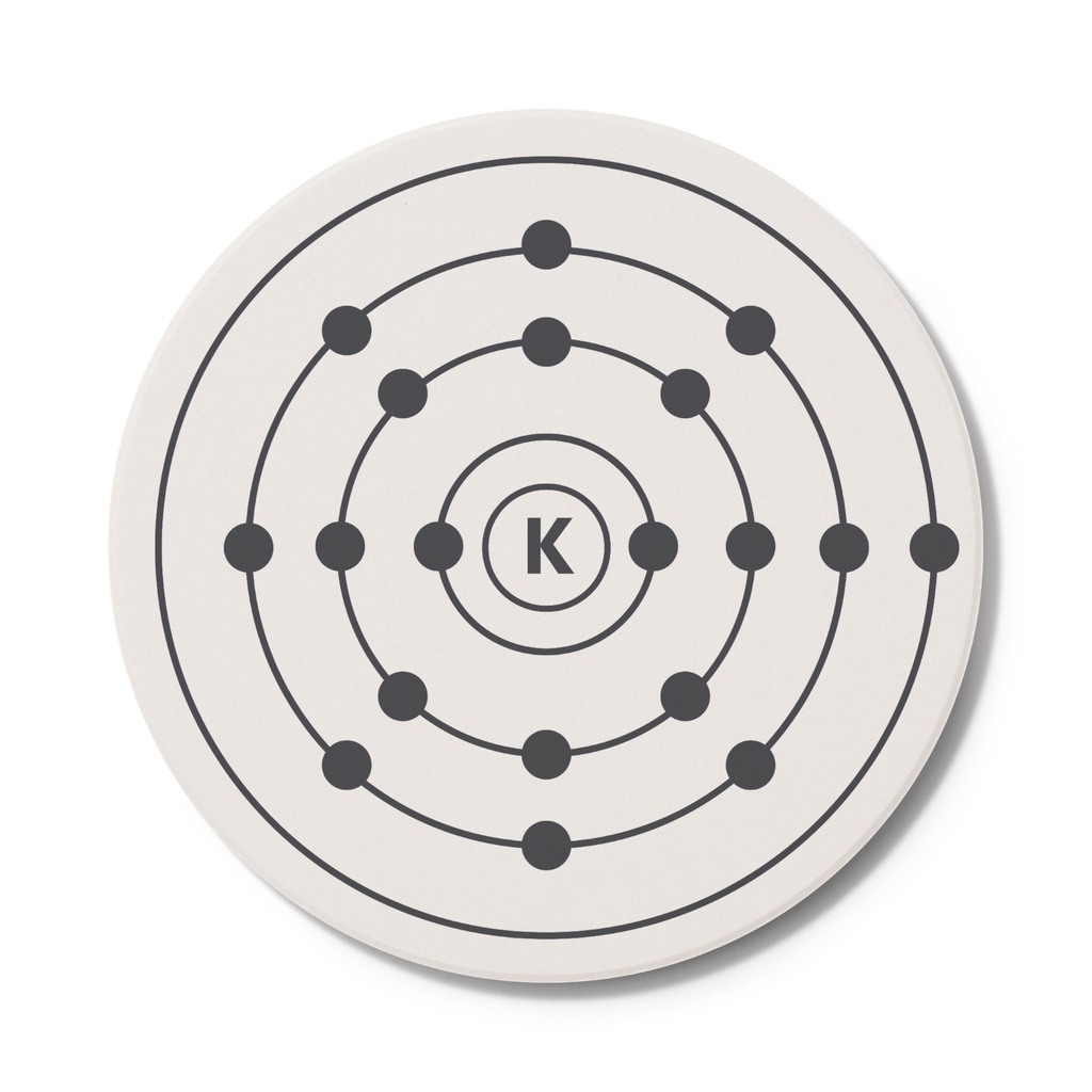 【第1族】シンプルな電子殻の模式図のコースター