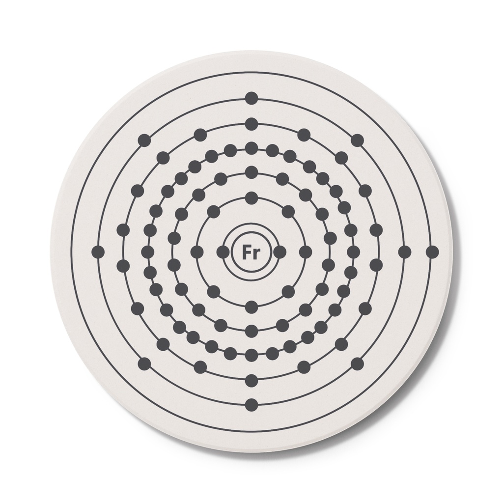 【第1族】シンプルな電子殻の模式図のコースター