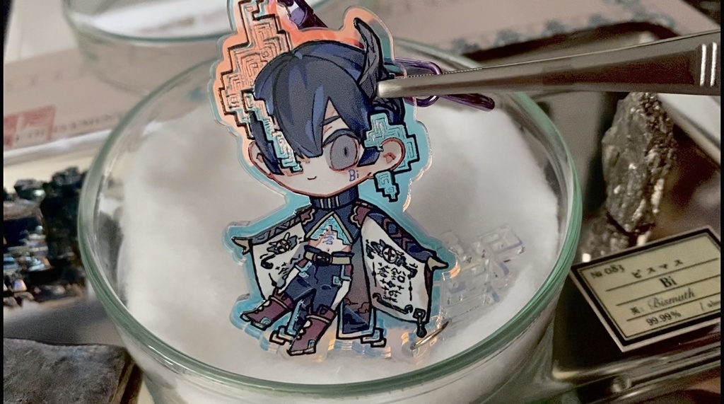 元素擬人化「ビスマス」のアクキー