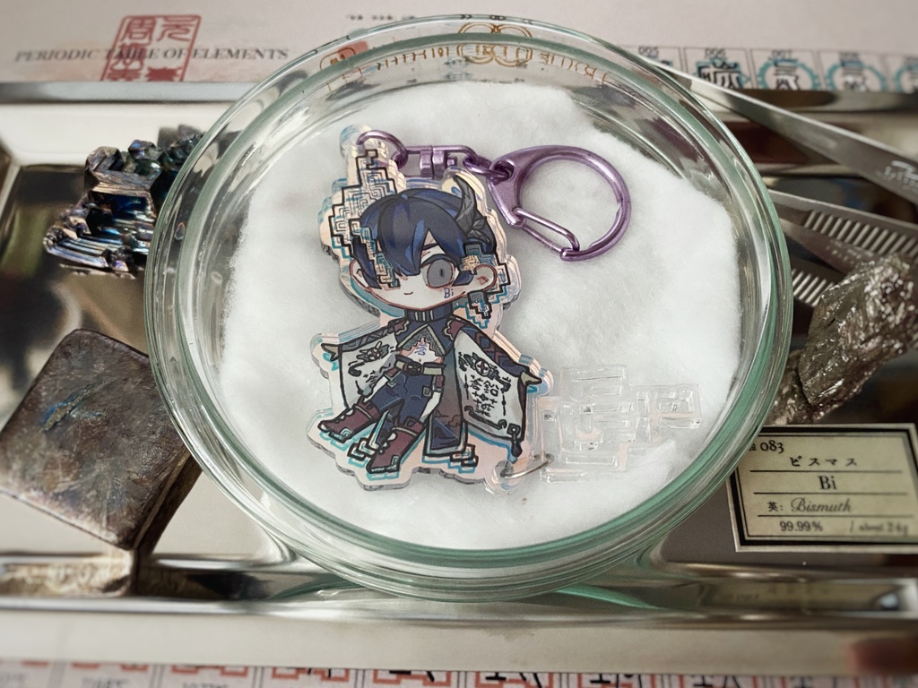 元素擬人化「ビスマス」のアクキー