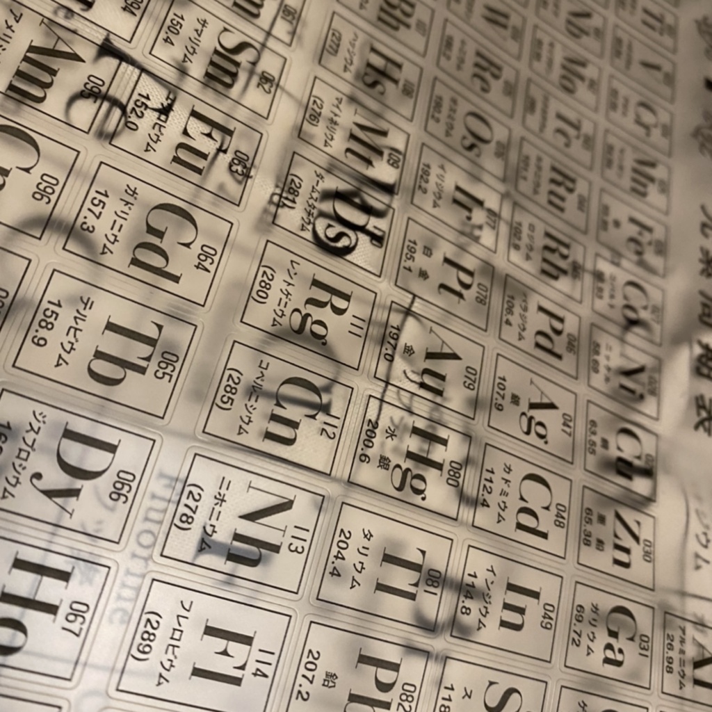 元素周期表シール(A4)