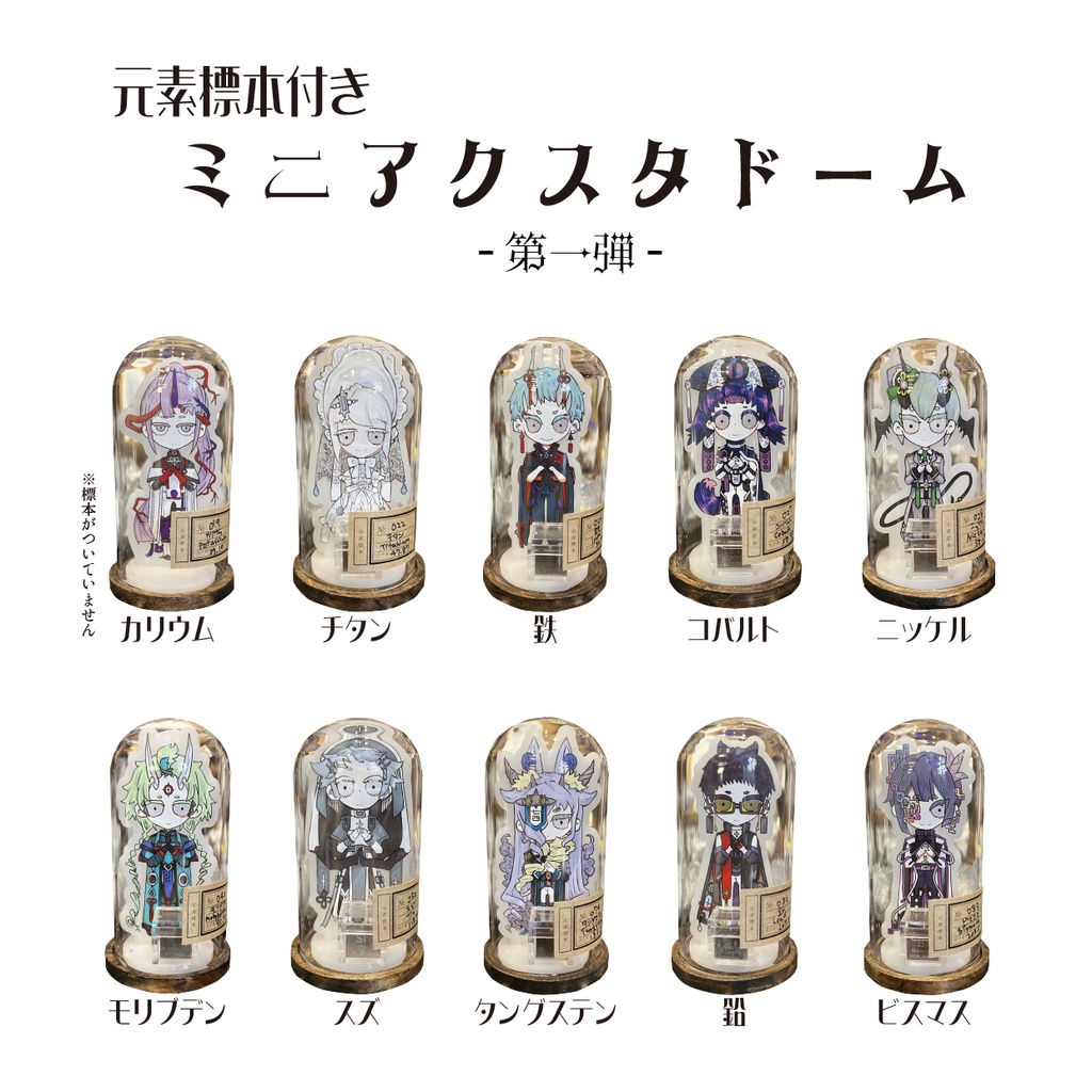 ミニ元素標本アクスタドーム