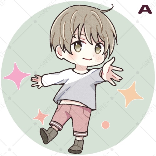 【ミニキャラ男の子】選べるSNSアイコン!