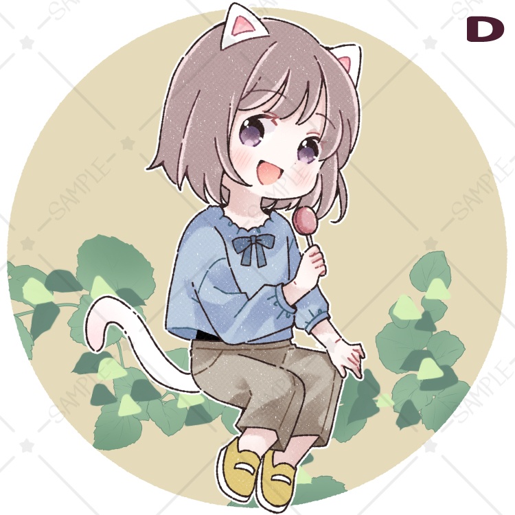 【ミニキャラ女の子】選べるSNSアイコン!