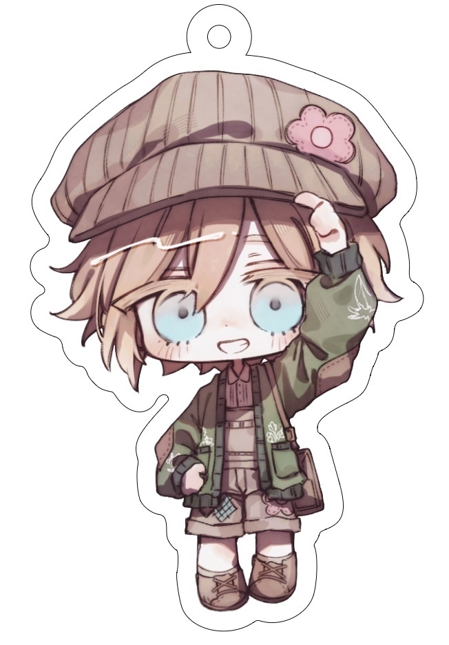 OMORI アクリルキーホルダー (バジル.マリ.オーブリー)