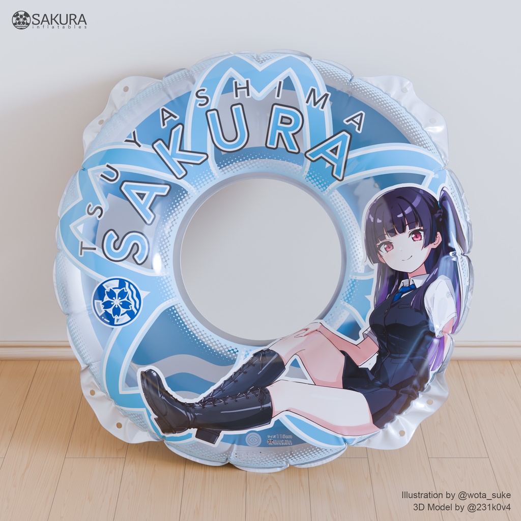 艶島さくら 浮き輪型空ビ 115cm / Sakura Inflatable Ring 115cm