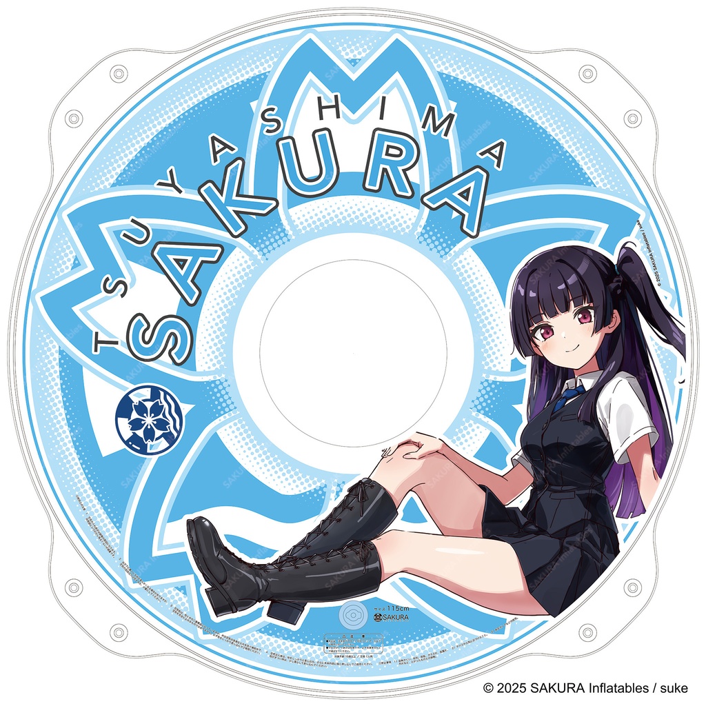 艶島さくら 浮き輪 115cm / Sakura Inflatable Ring 115cm
