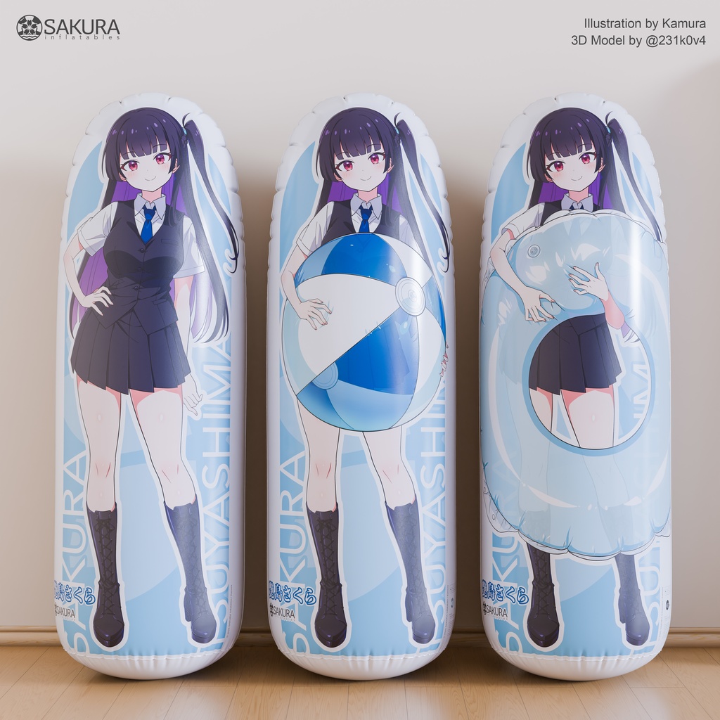 艶島さくら 等身大パンチングPOP / Sakura Punching POP