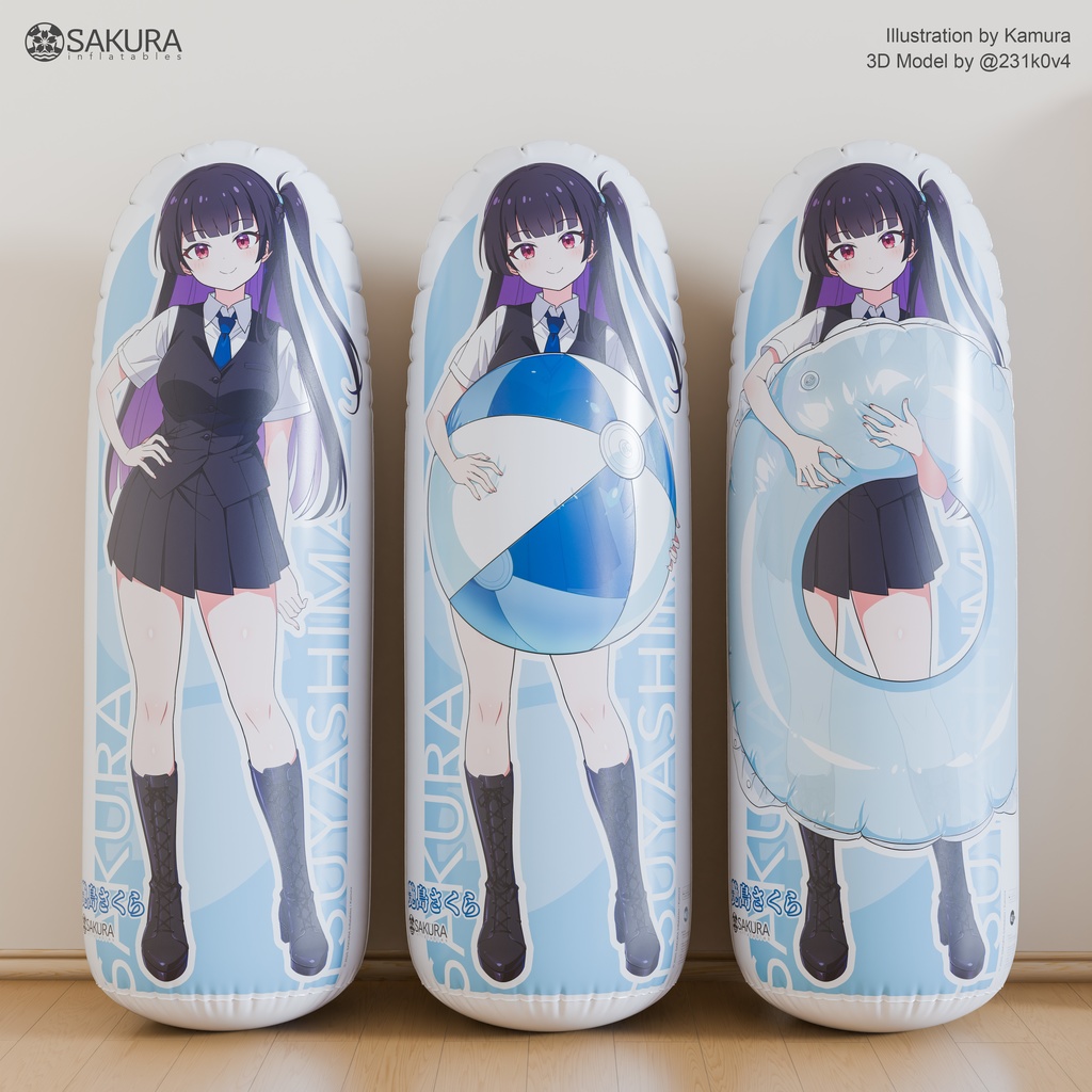 艶島さくら 等身大パンチングPOP / Sakura Punching POP