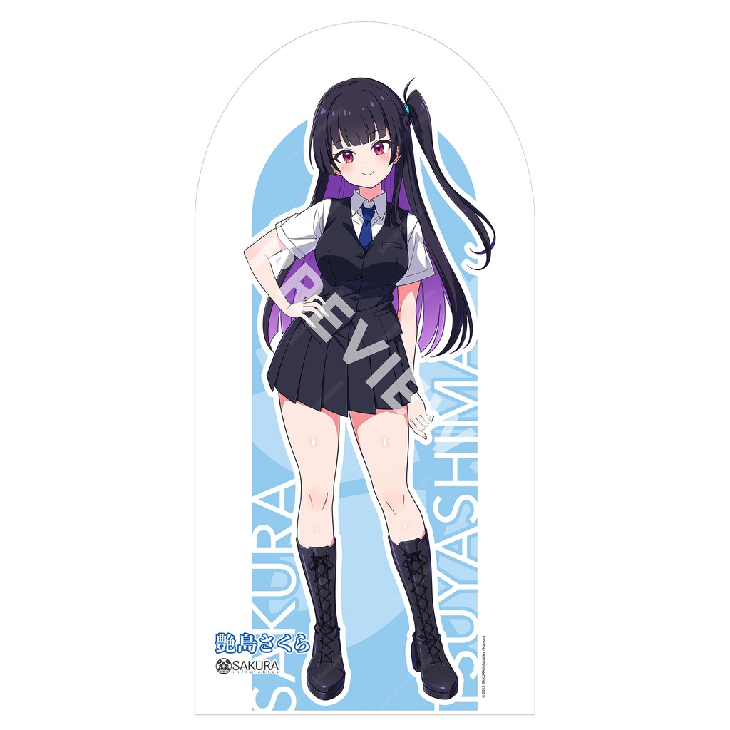 艶島さくら 等身大パンチングPOP / Sakura Punching POP