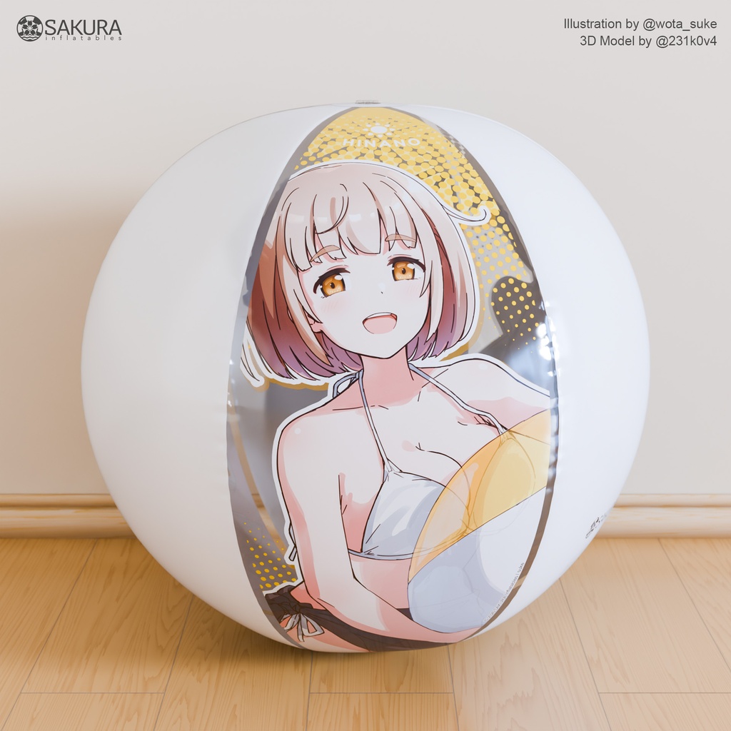 水着 さくら・桃子・日菜乃 ビーチボール / Bikini Sakura&Momoko&Hinano Beach Ball