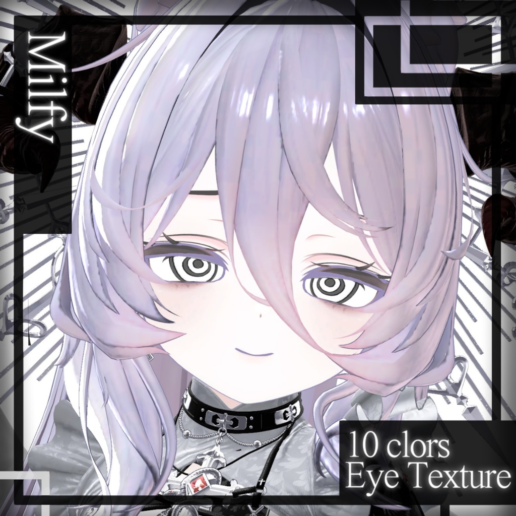 【6アバター対応】Eye texture『廻』(10colors)