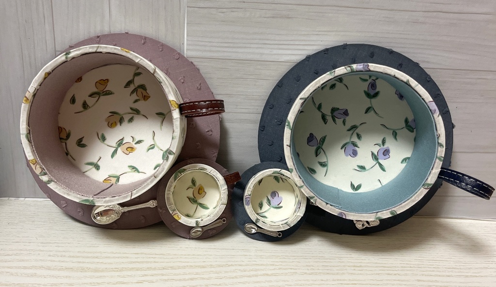 ティーカップ型小物入れ 大きいサイズ