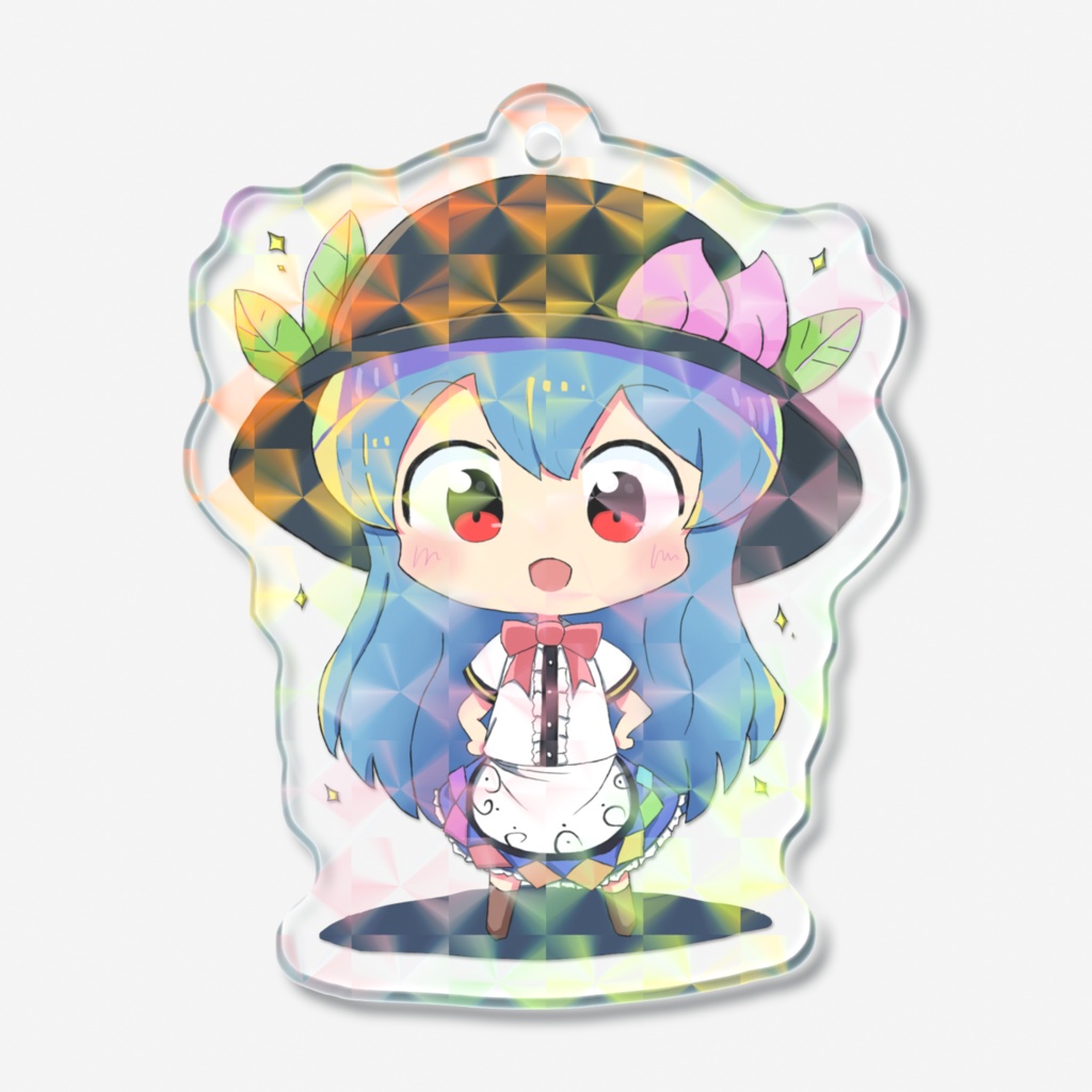 比那名居天子　ホログラムアクリルキーホルダー
