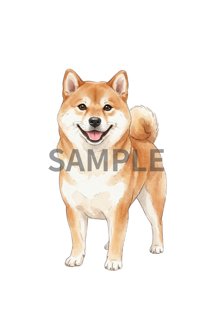 【商用利用可】柴犬立ち絵素材|赤柴・黒柴|表情8種|透過PNG|配信・ゲーム・SNS・動画向け