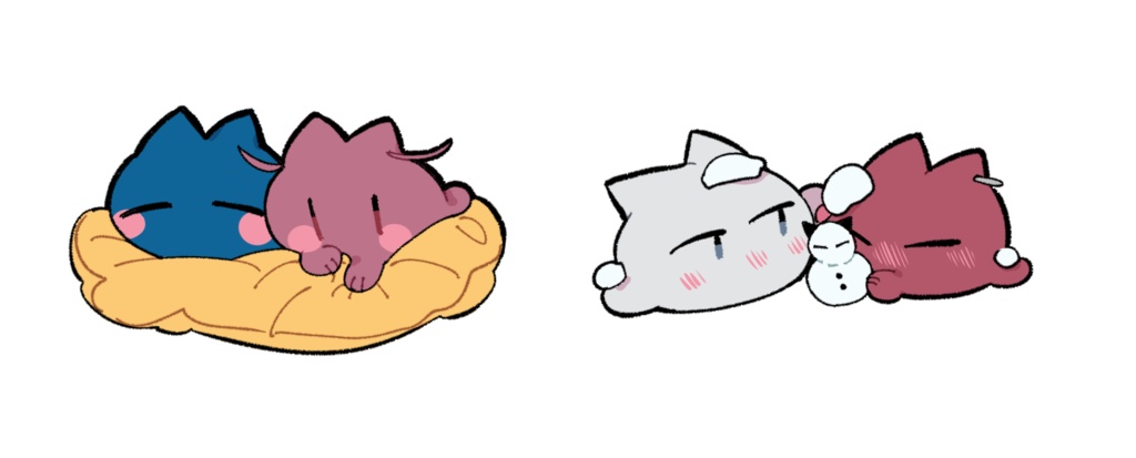 ぽよねこステッカー