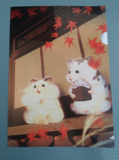 クリアファイル(お月見ハムスター)