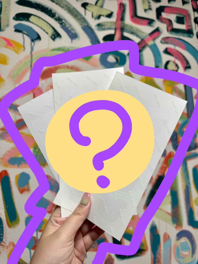 ミステリーステッカー×３枚