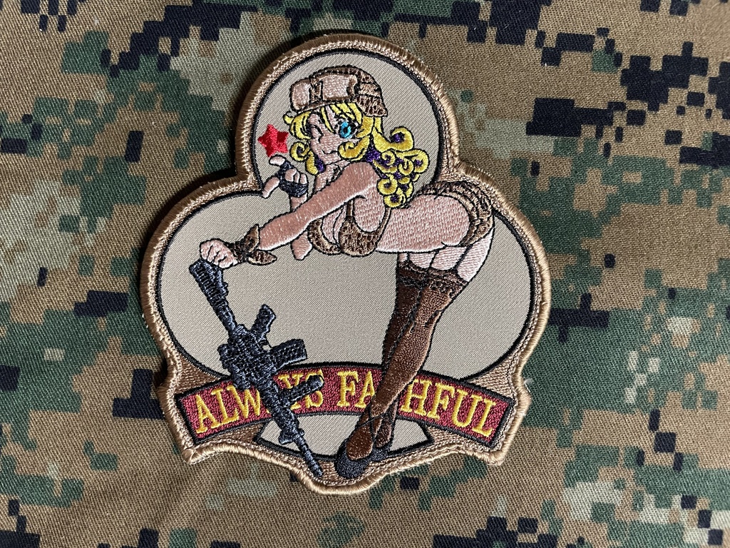 USMC Military Patch（タンカラー）