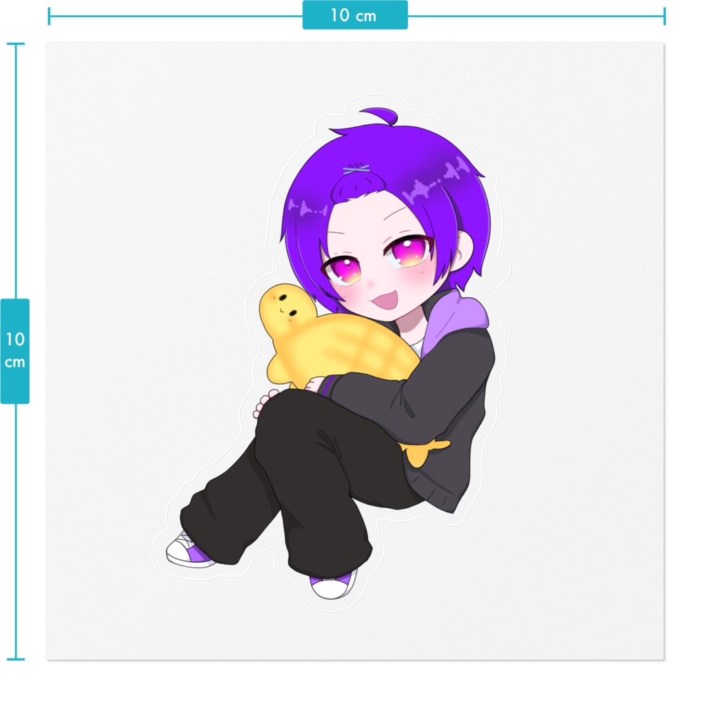 こむくんSDステッカーM