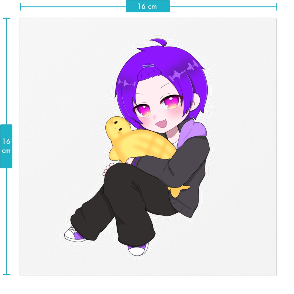 こむくんSDステッカーL