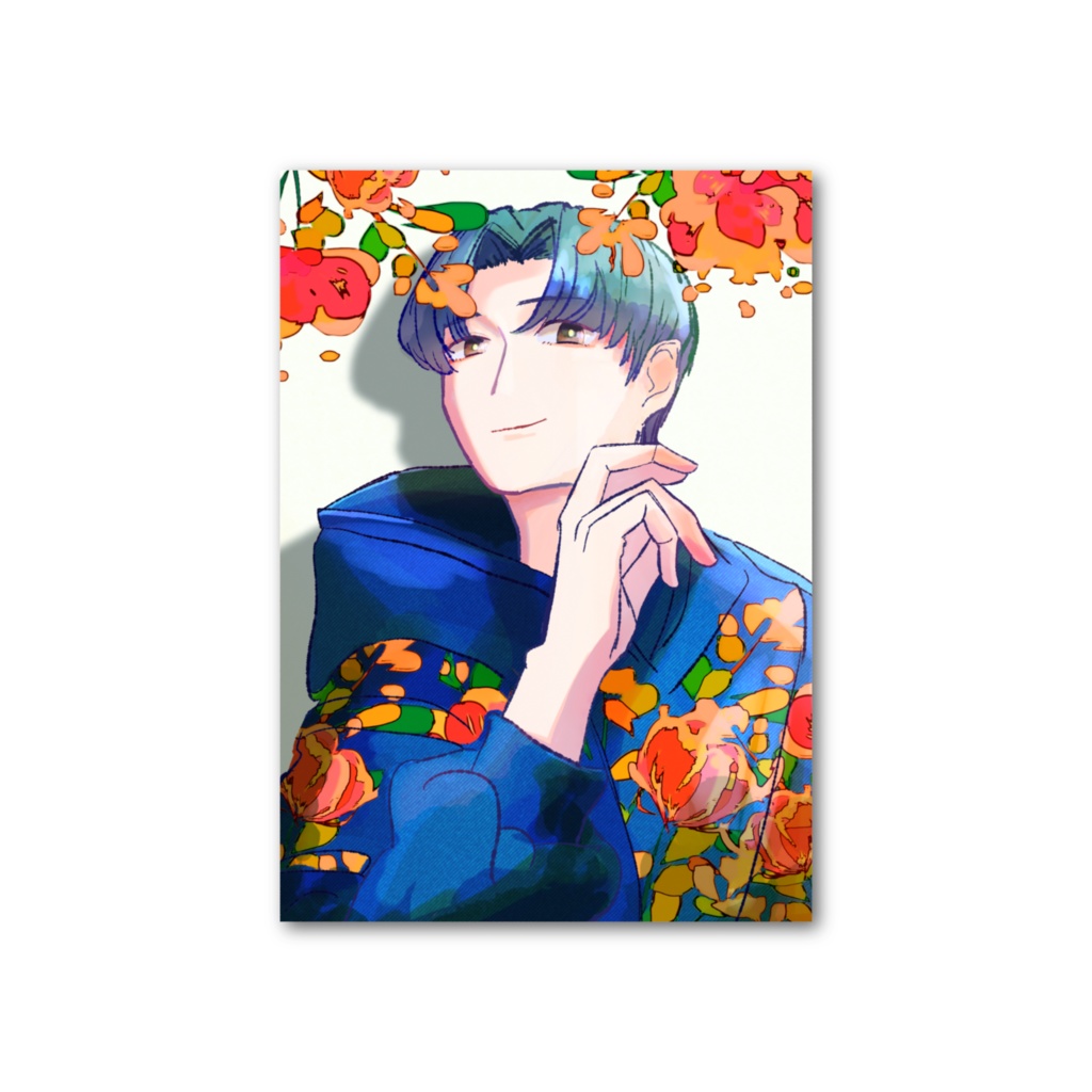 センター分け君 花