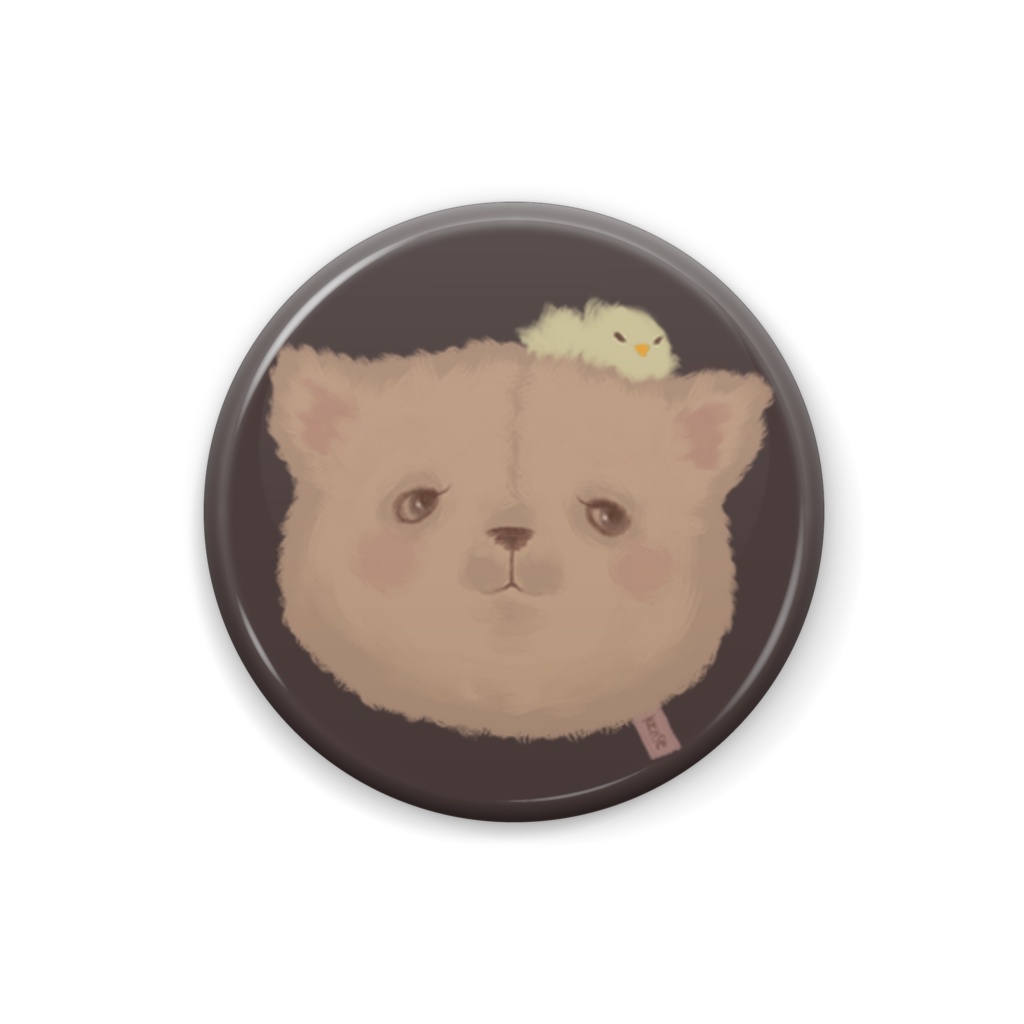 くま柄いろいろ缶バッジ
