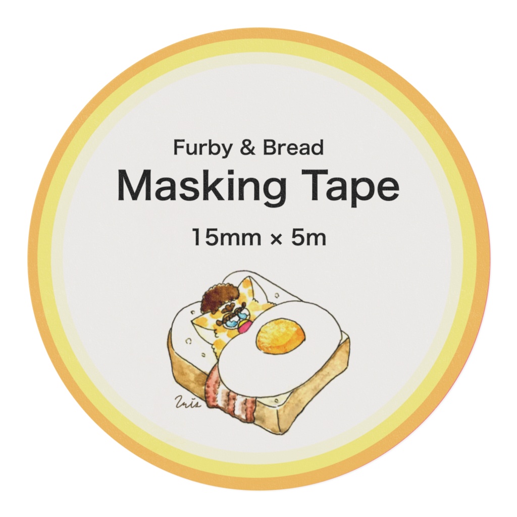 マスキングテープ /パン柄