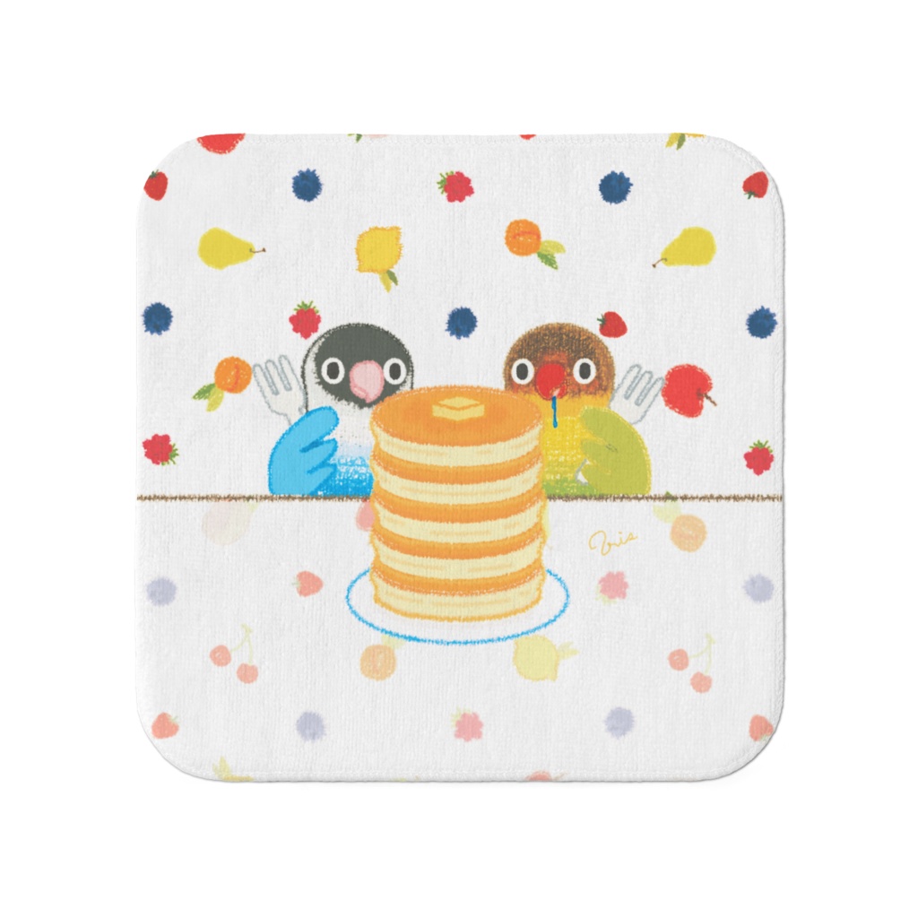 ボタンインコ ~おやつはホットケーキ~