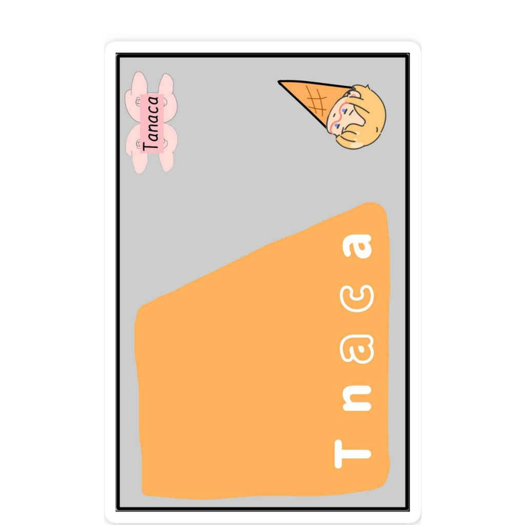 ICカード風スマホステッカー TNACA