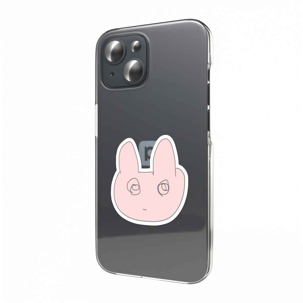 うさぎさんスマホステッカー
